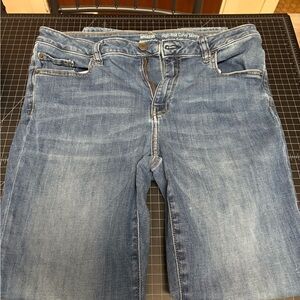 Amazon Essentials High-Rise Curvy Skinny Jeans in Blue